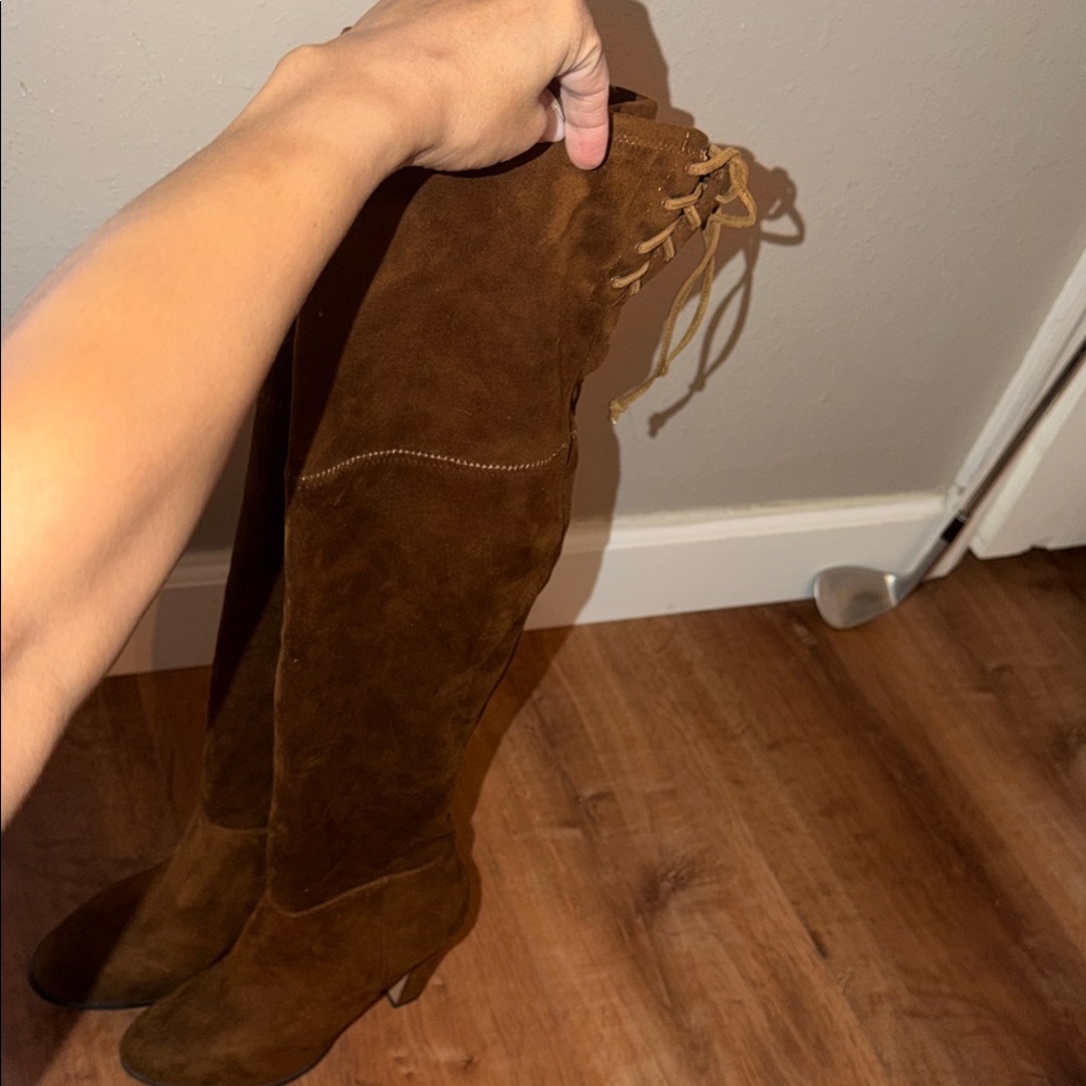 Vince Camuto Dark Brown Heeled Boots